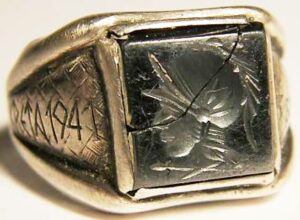 Anillo de Plata de Paracaidista. Kreta 1941
